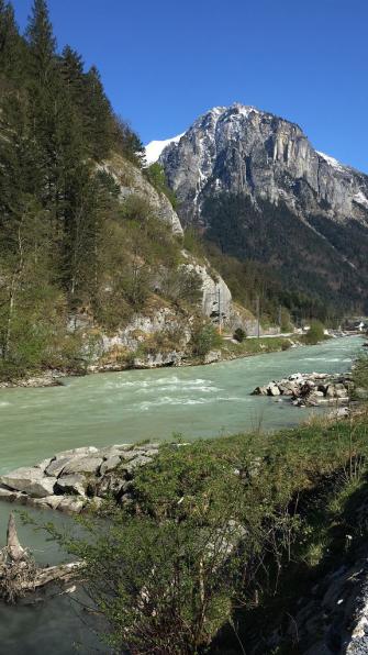 Aare vor Innertkirchen