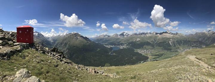 Blick von der Segantinihütte aus