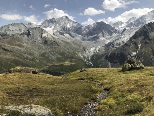 Blick zum Weisshorn