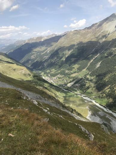 Blick auf Zinal