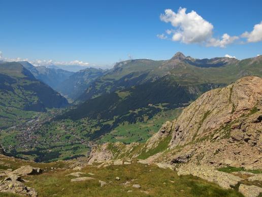 Blick von der Glecksteinhütte