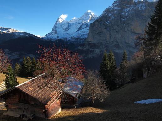 Spätherbst in Mürren